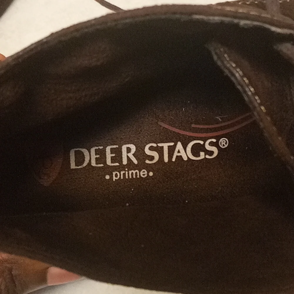 Deer Stags somers Mens Brown Shoes size 8